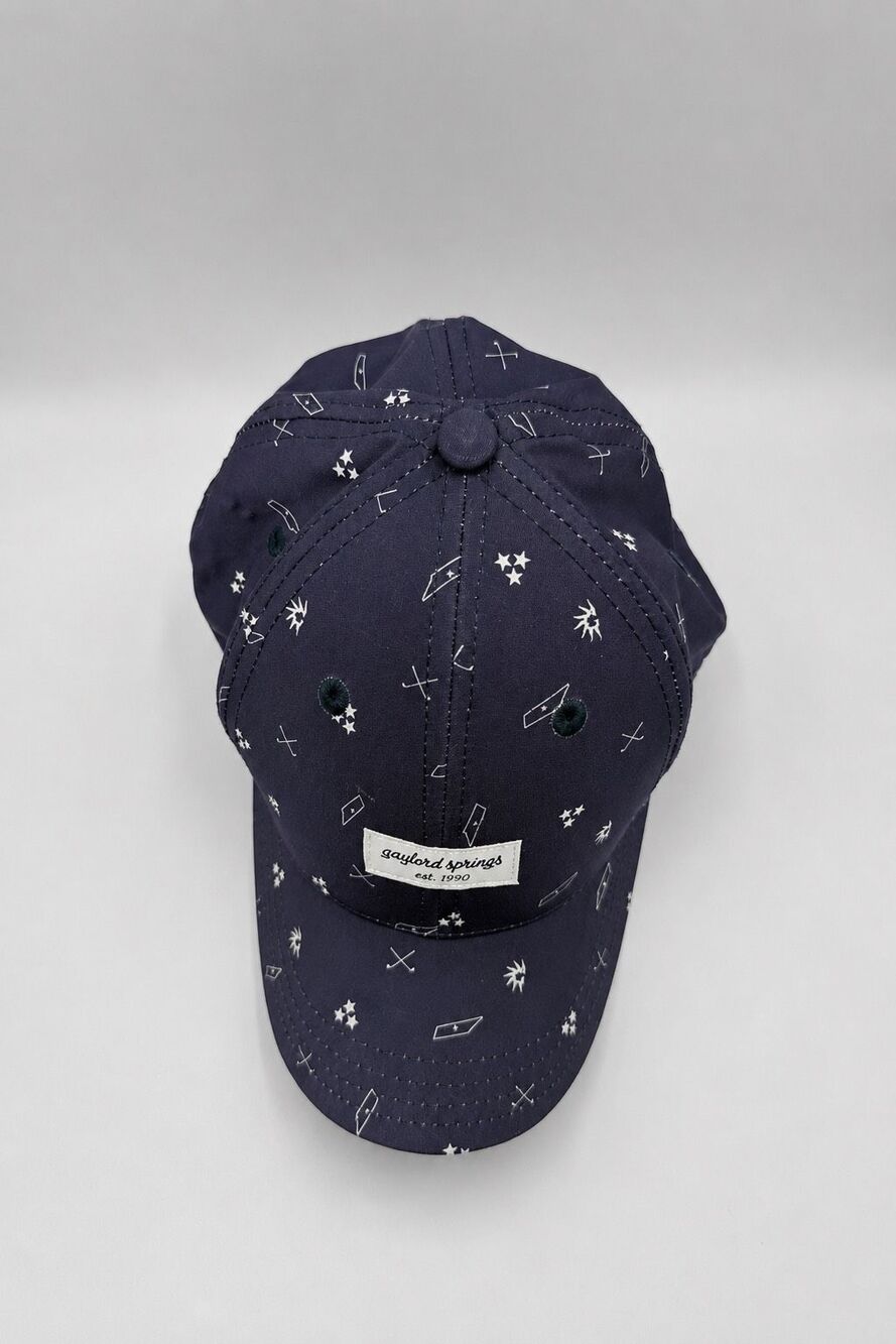 Gaylord Springs Nashville TN Pukka Brand Golf Hat Navy Adjustable Snapback Cap - Picture 2 of 9